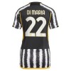 Camiseta de fútbol Juventus 2023-24 DI Maria 22 Primera Equipación - Mujer